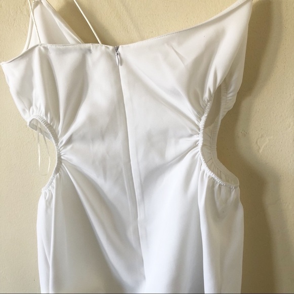 NWT Zara White Linen Mini Dress - Picture 9 of 9